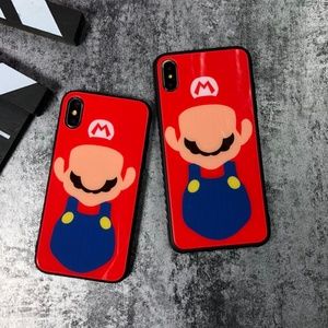 New Super Mario Tempered Glass iPhone Case
